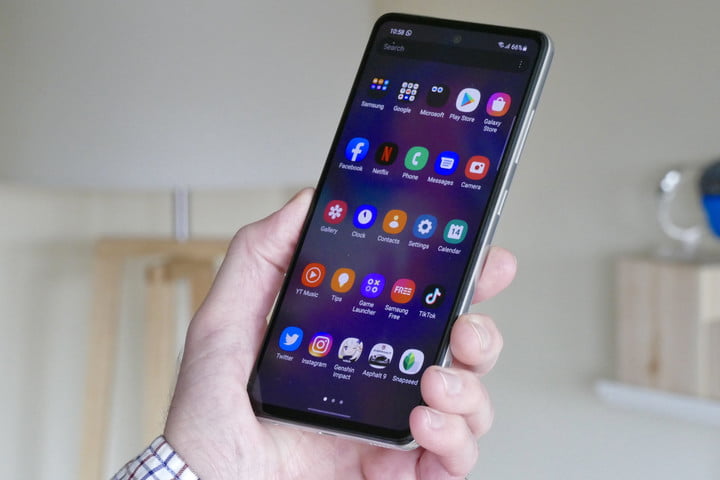 Samsung Galaxy A52 5G Apps.