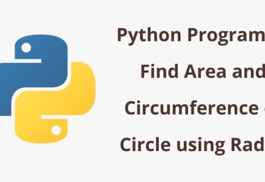 How to find the area of a circle with radius