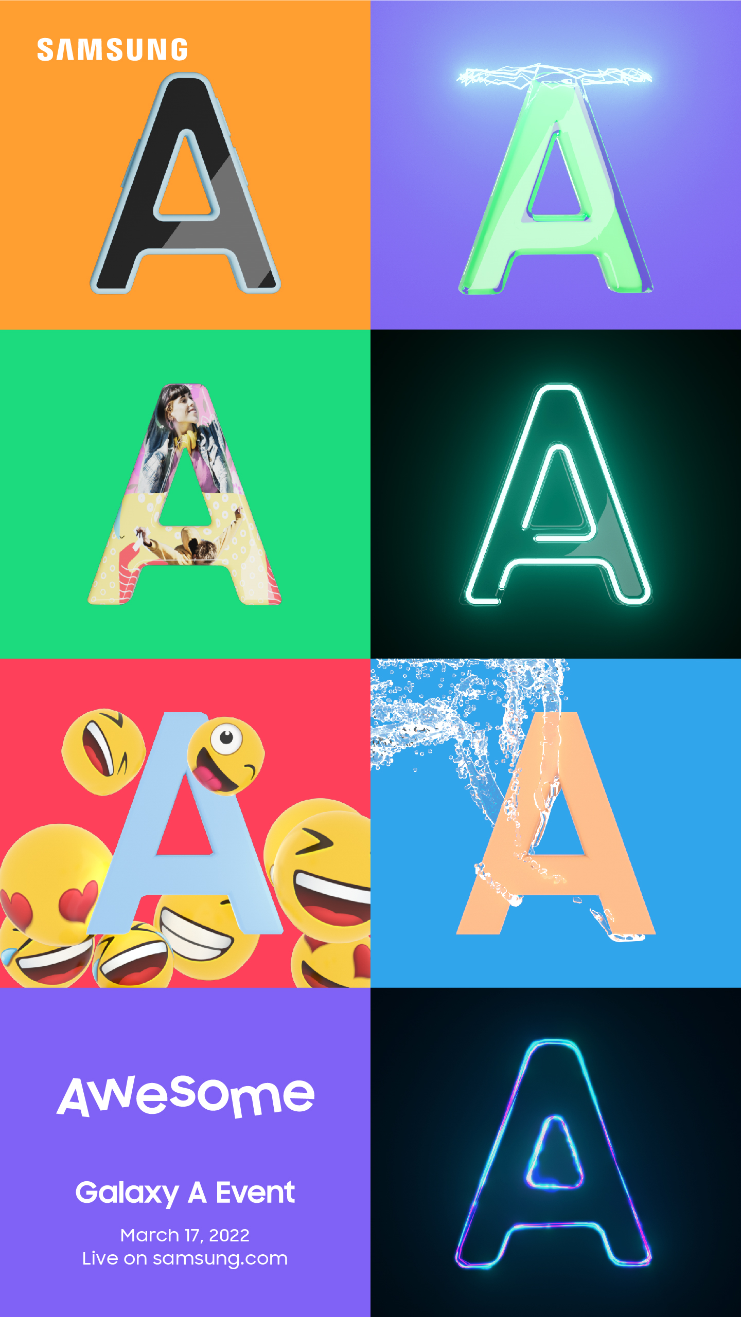 Samsung Galaxy A Series Event invite