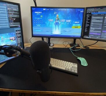 shroud setup streaming and gaming gear