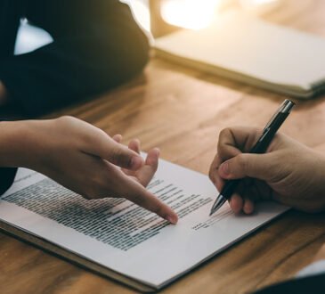 Signing the agreement