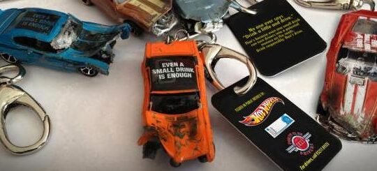 Custom Keychains Caution Against Tipsy Driving