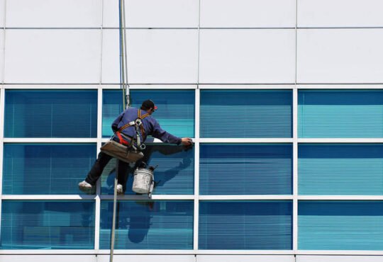 professional window cleaner