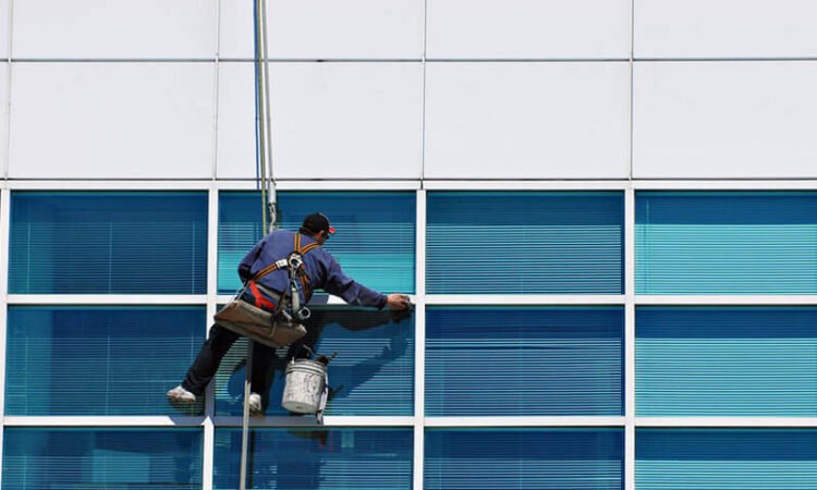 professional window cleaner