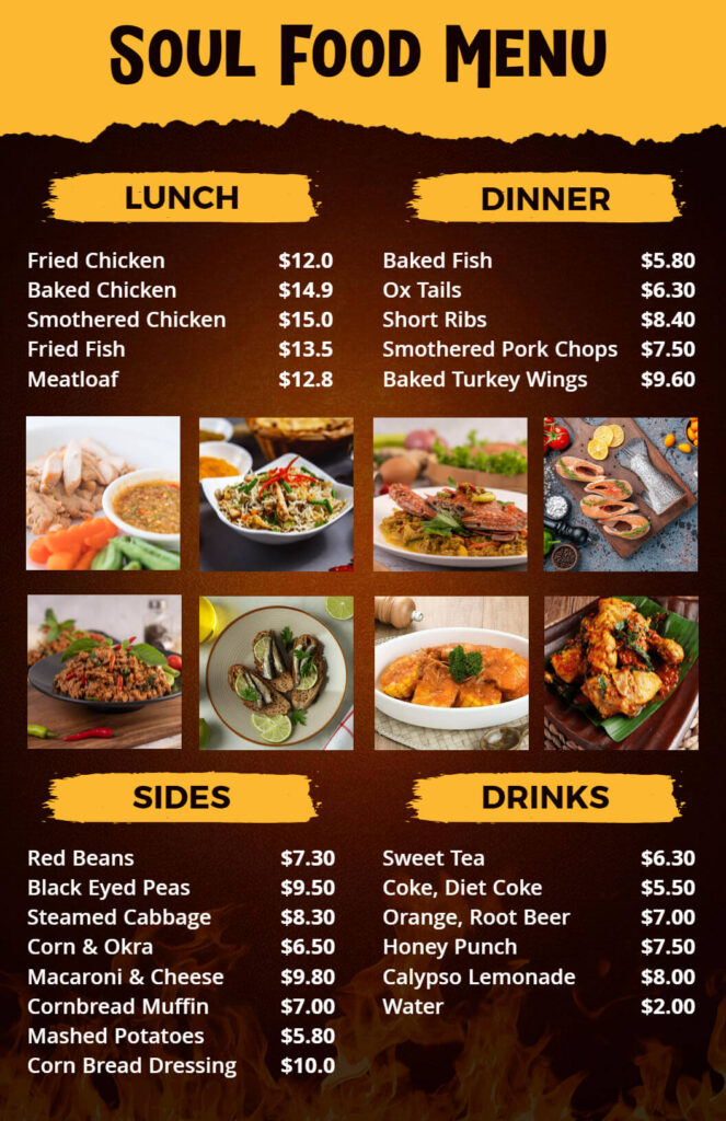 Food menu Templates PhotoADKing