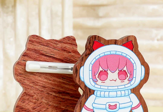 Vograce Wooden Pins Stickers
