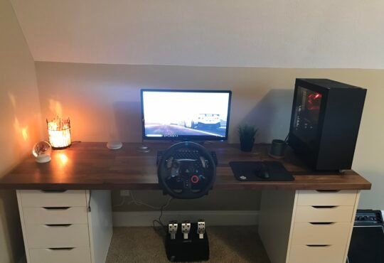 Perfect Minimalist Desk with Drawers