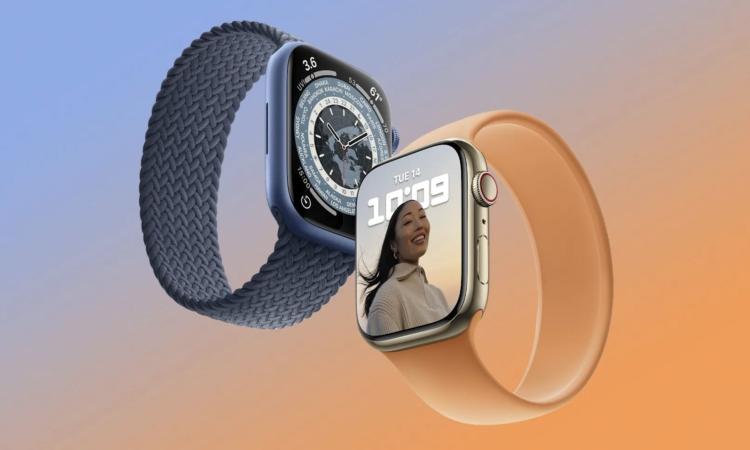 Apple Watch Series 7 41 mm und Apple Watch Series 45 mm
