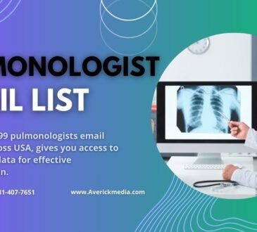 Pulmonologist Email List