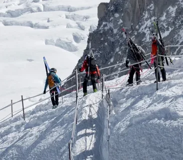 Skiing in Icy Conditions
