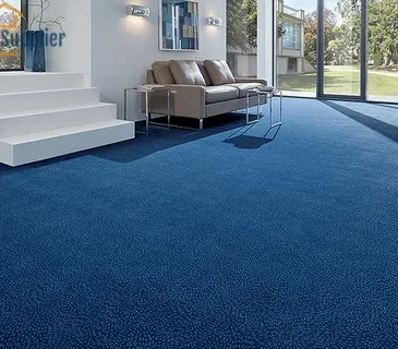 blue carpets