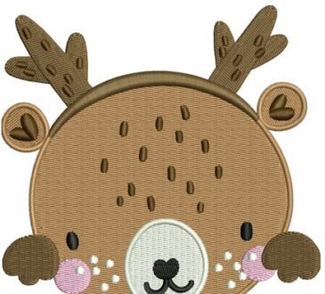 Bambi embroidery design