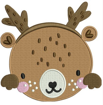 Bambi embroidery design