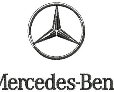 Mercedes Embroidery Design