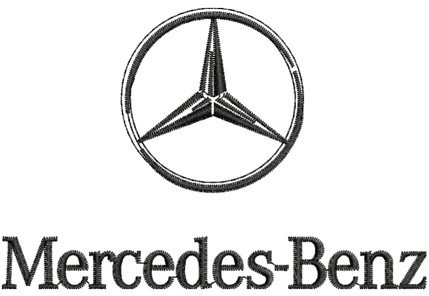 Mercedes Embroidery Design