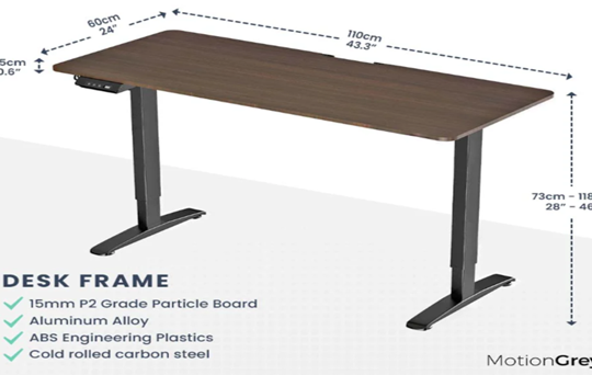 The Perfect MotionGrey Best Standing Desk Canada for Your Workspace