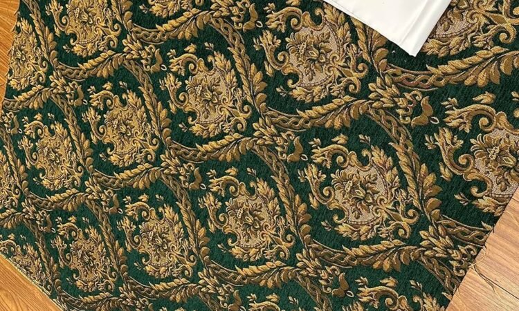 Patterned Chenille Upholstery Fabric