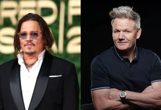 Johnny Depp and Gordon Ramsay