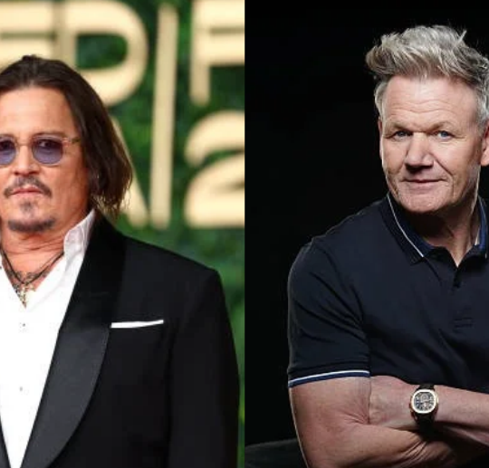 Johnny Depp and Gordon Ramsay