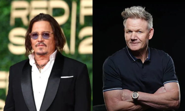 Johnny Depp and Gordon Ramsay